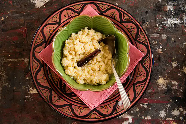 Ambrosia rápida de leite em pó
