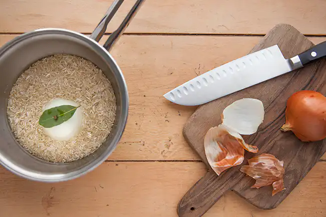 Arroz integral sem refogar