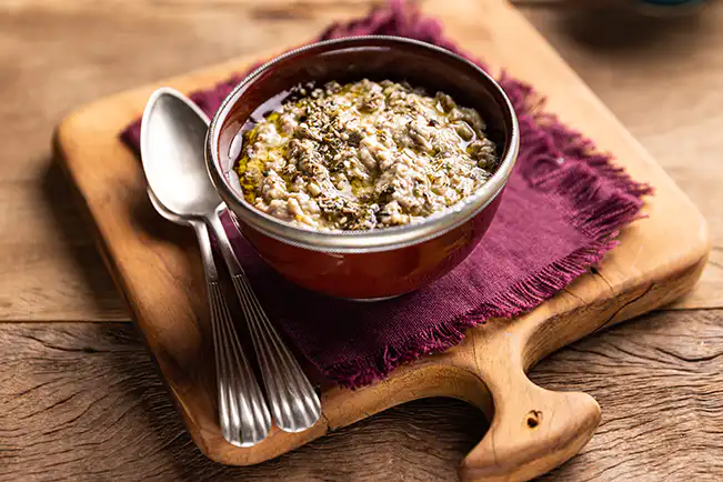 Babaganuche de forno