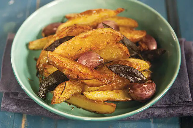 Batata rústica assada com ervas