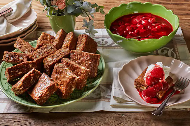 Blondie com amêndoas