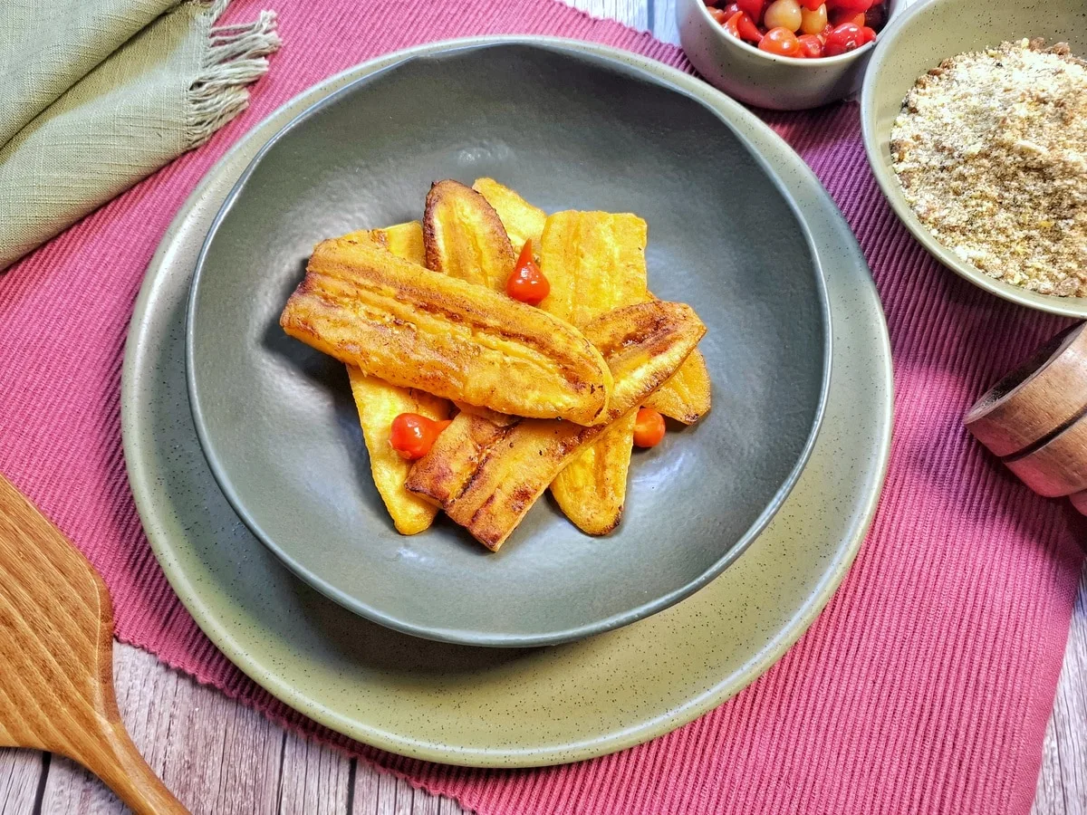 Banana da terra frita