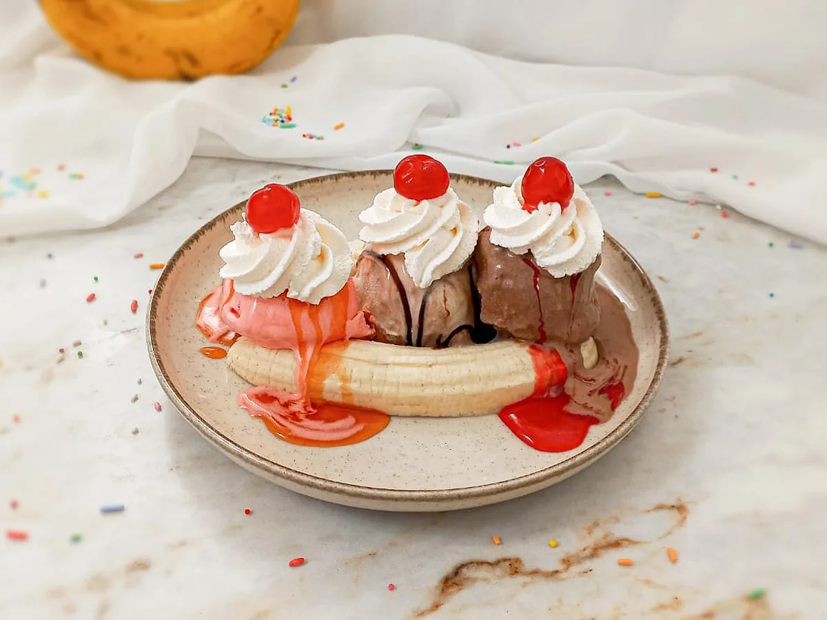 Banana split simples