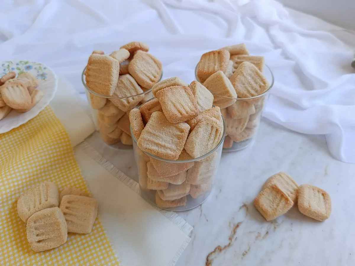 Biscoito de nata caseiro