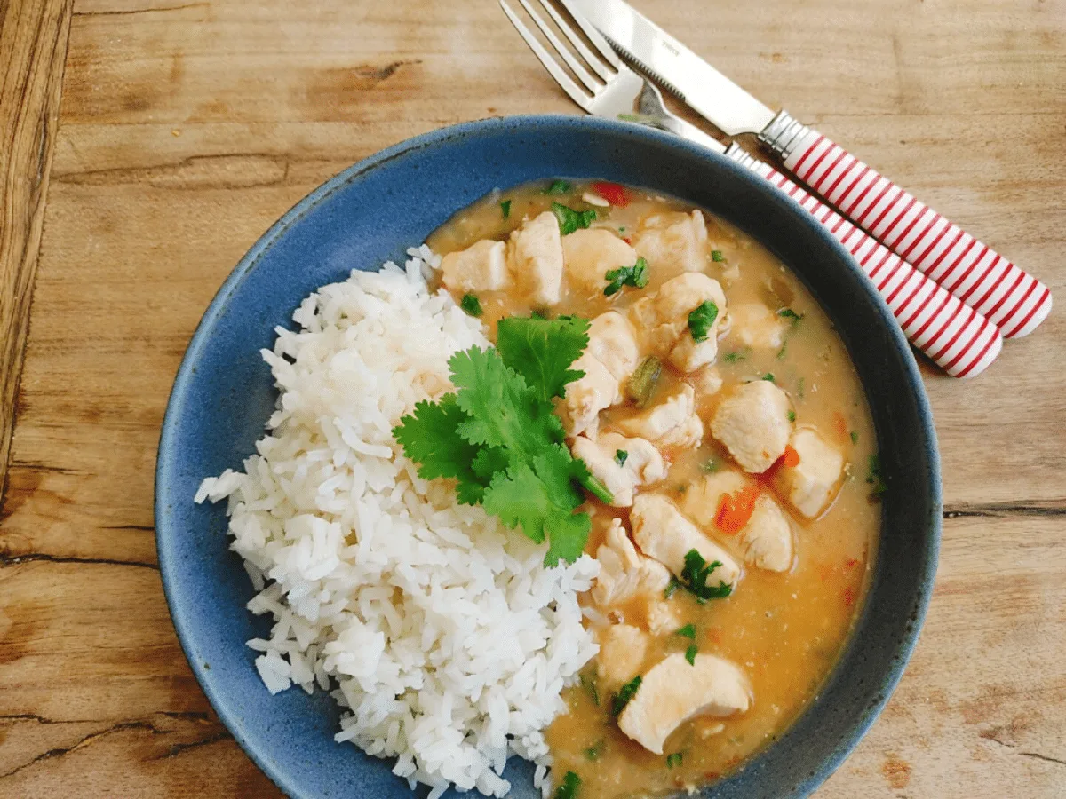 Bobó de frango simples