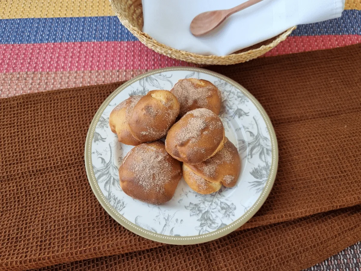 Bolinho de chuva na air fryer