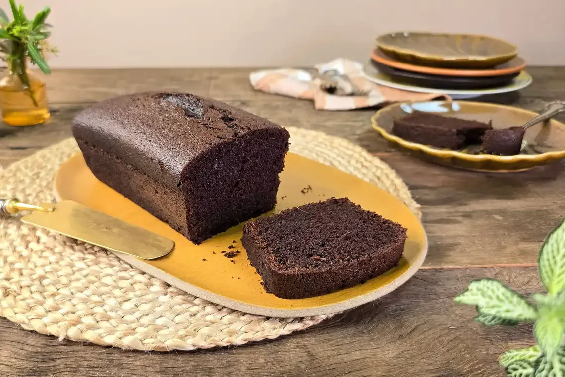 Bolo de chocolate com gengibre