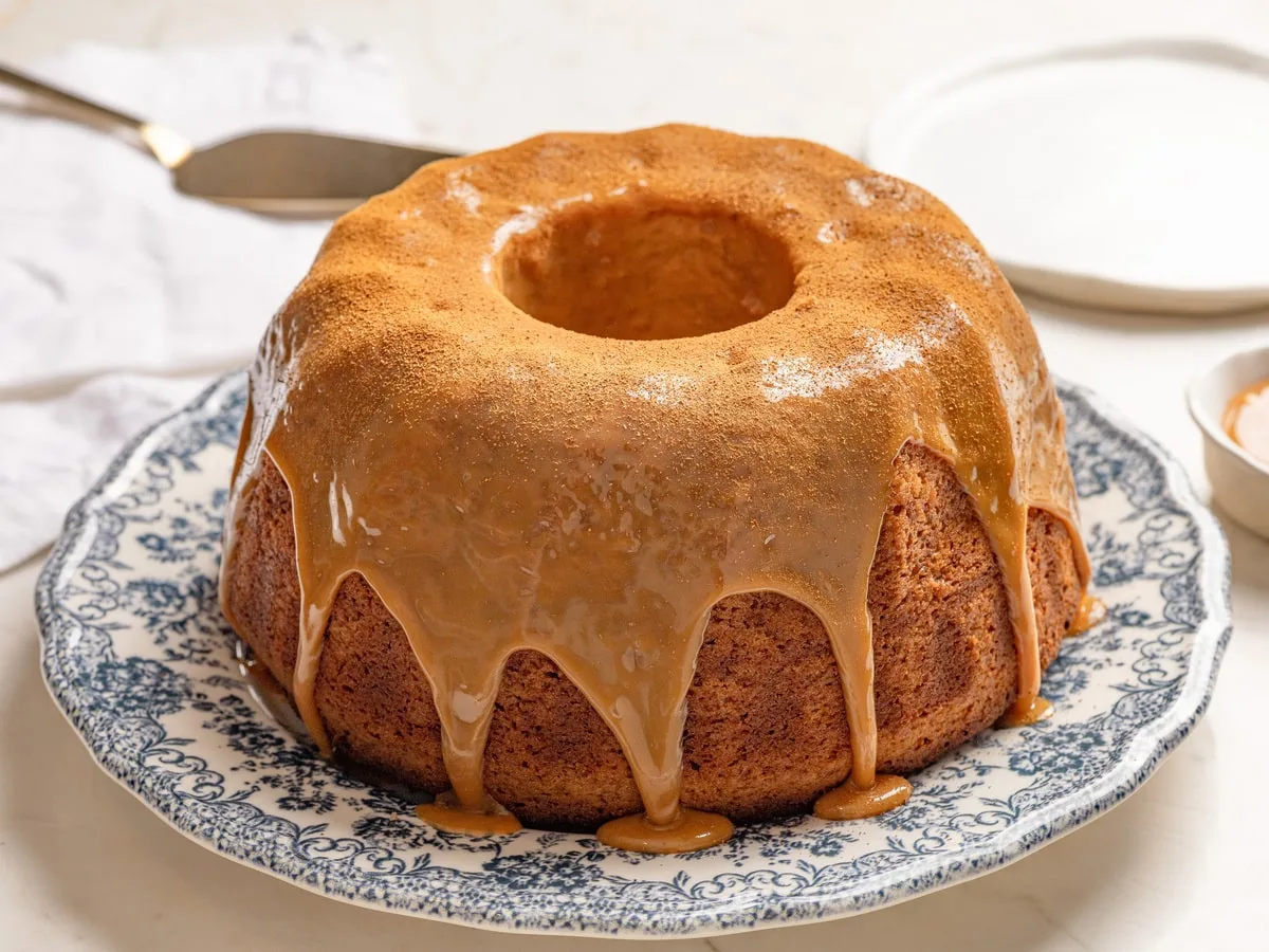 Bolo de churros no liquidificador