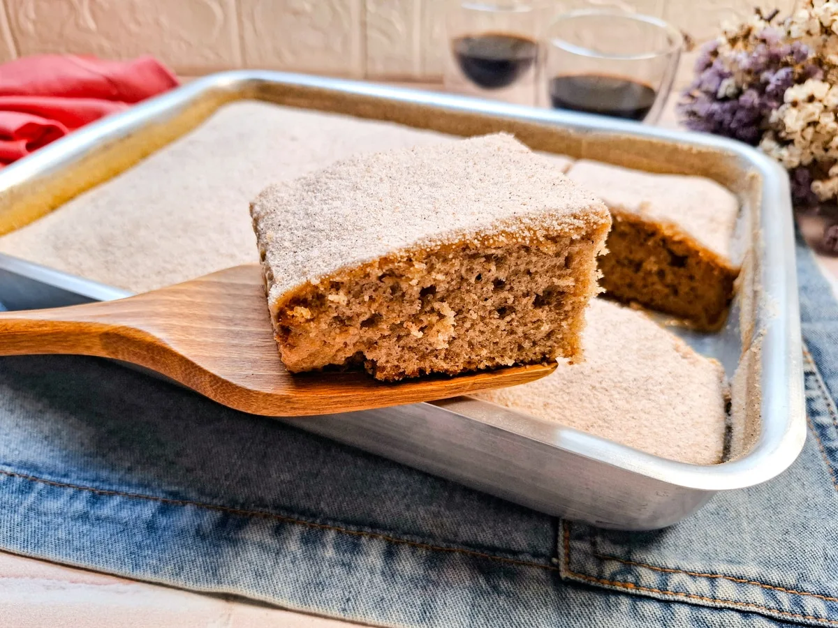 Bolo de churros simples