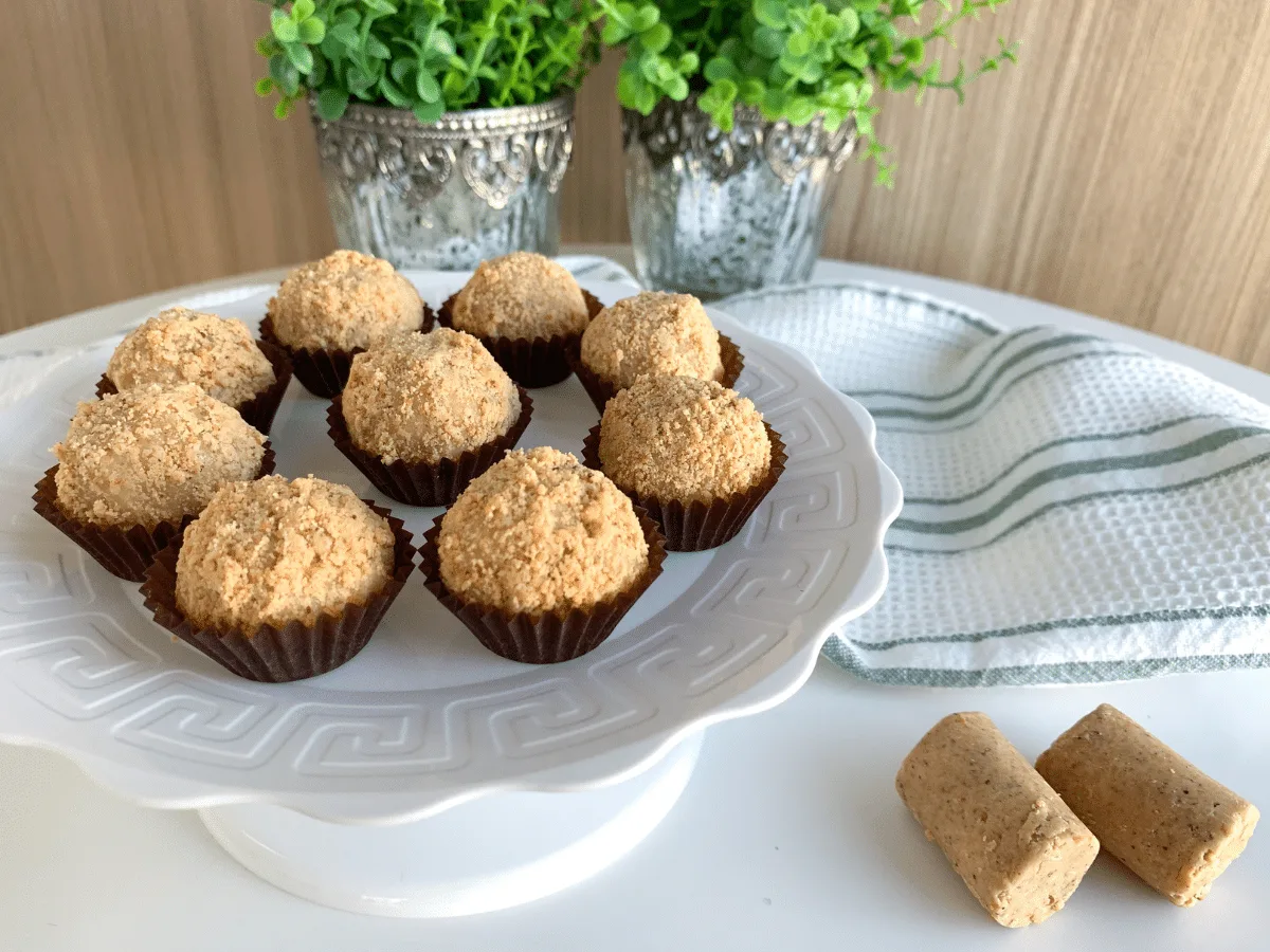 Brigadeiro de paçoca fácil