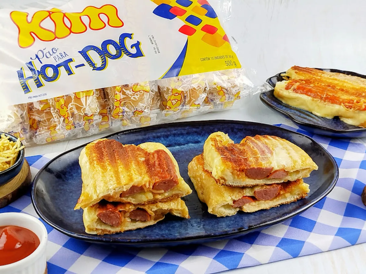 Cachorro-quente prensado