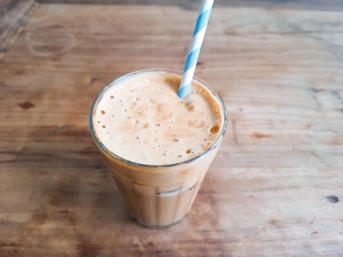 Café gelado cremoso