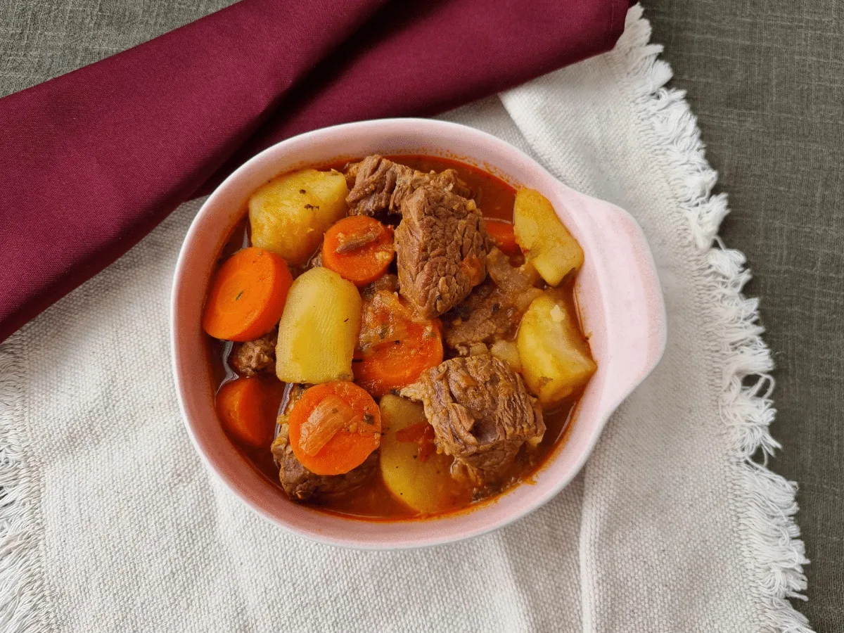 Carne de panela de pressão