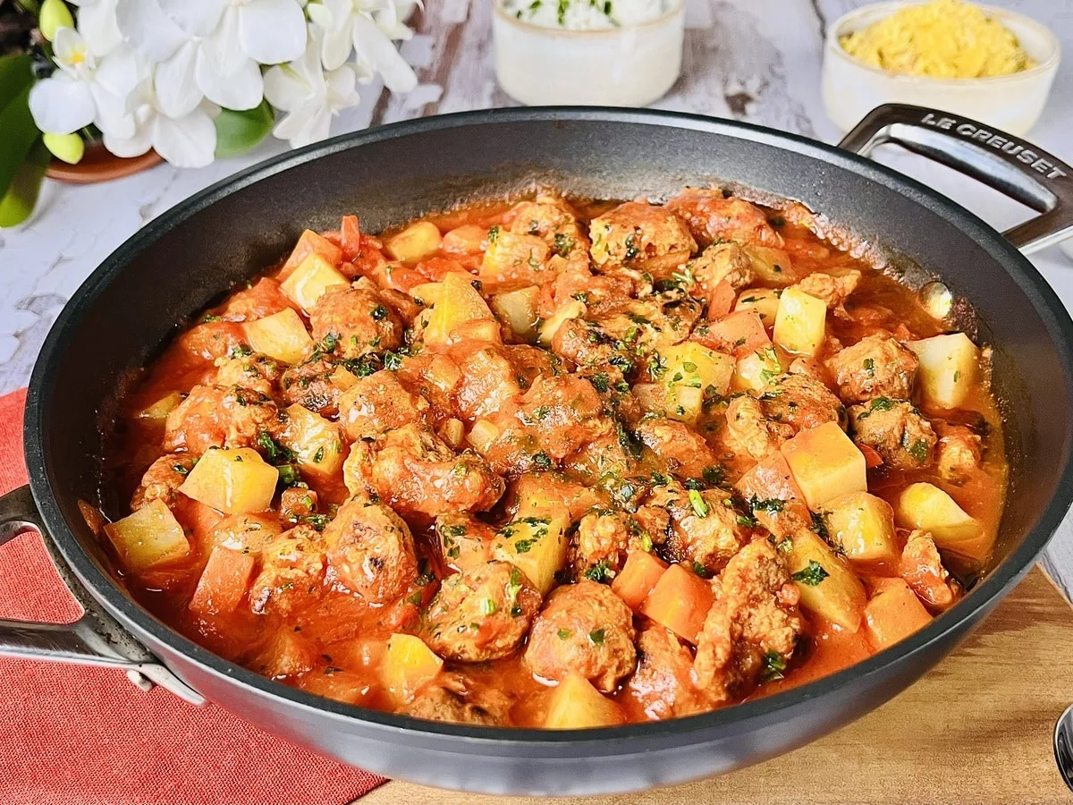 Carne de soja de panela