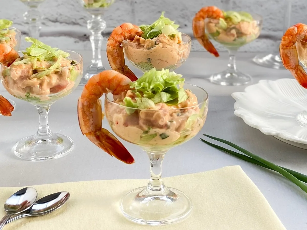 Coquetel de camarão