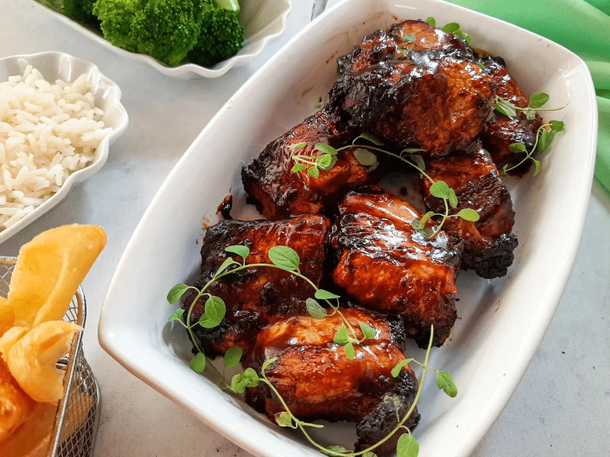 Costelinha de porco na air fryer