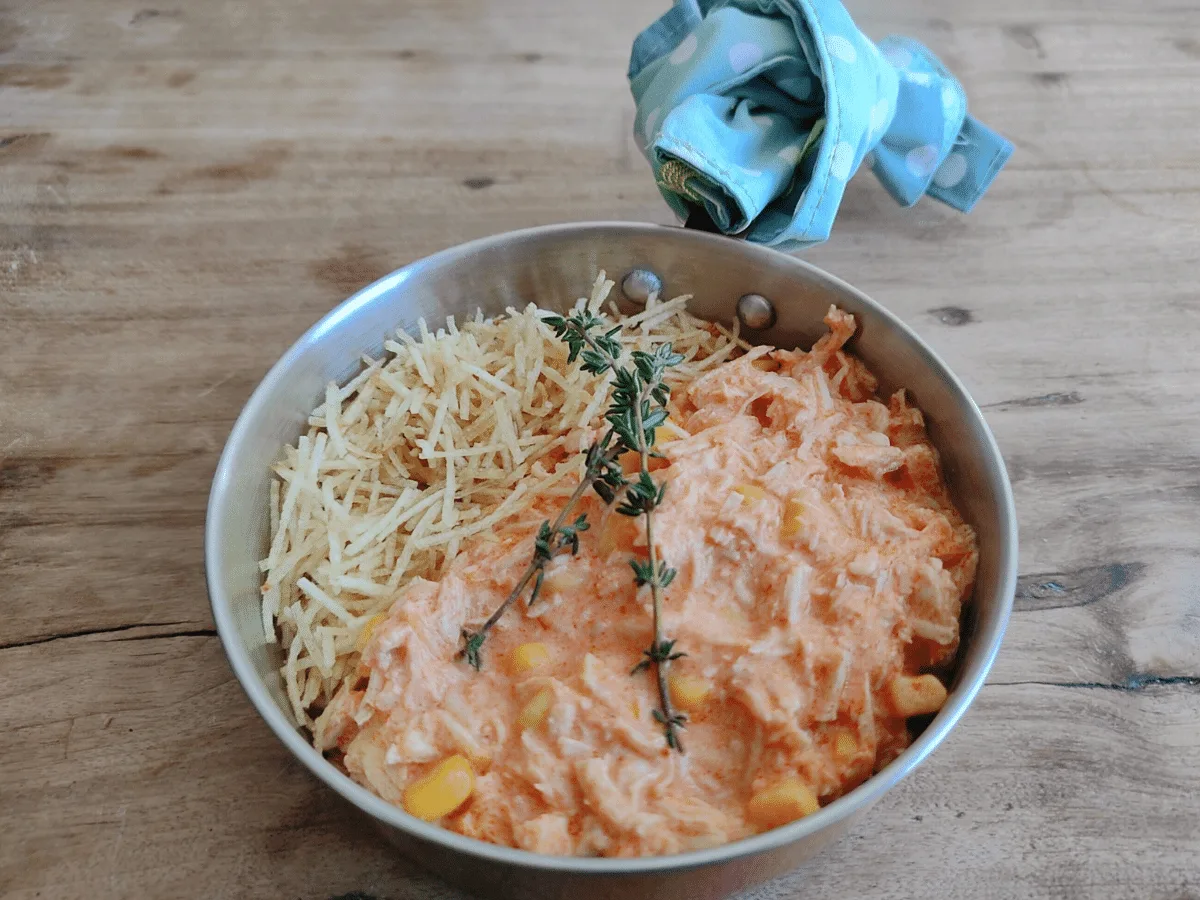 Creme de frango com milho rápido