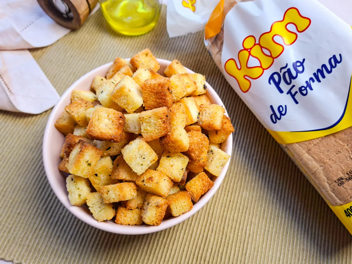 Croutons para salada