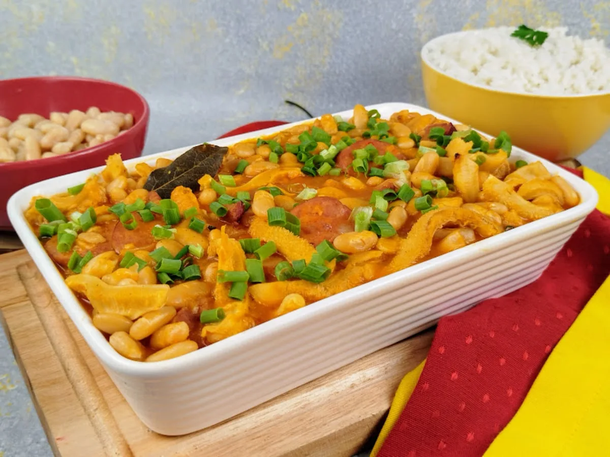 Dobradinha com feijão-branco