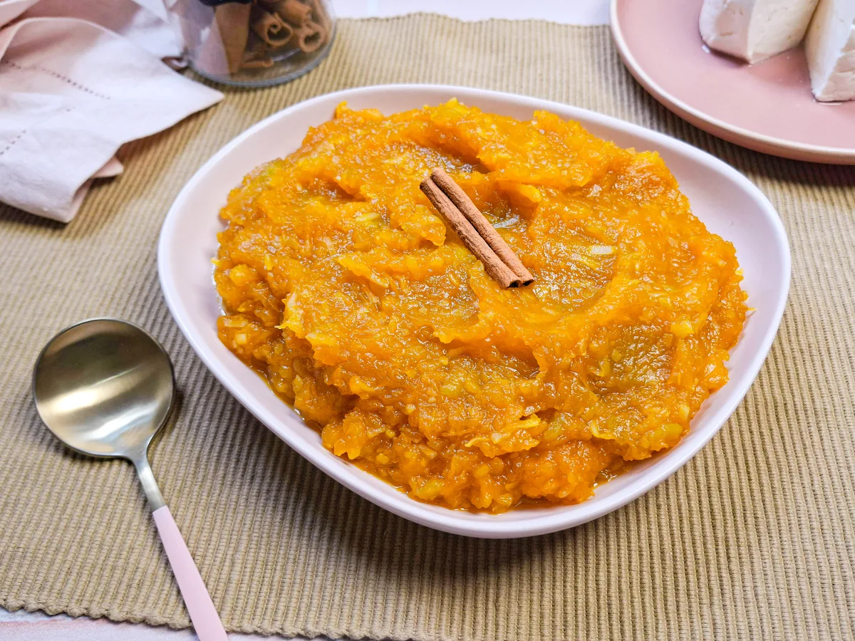 Doce de abóbora com coco fácil