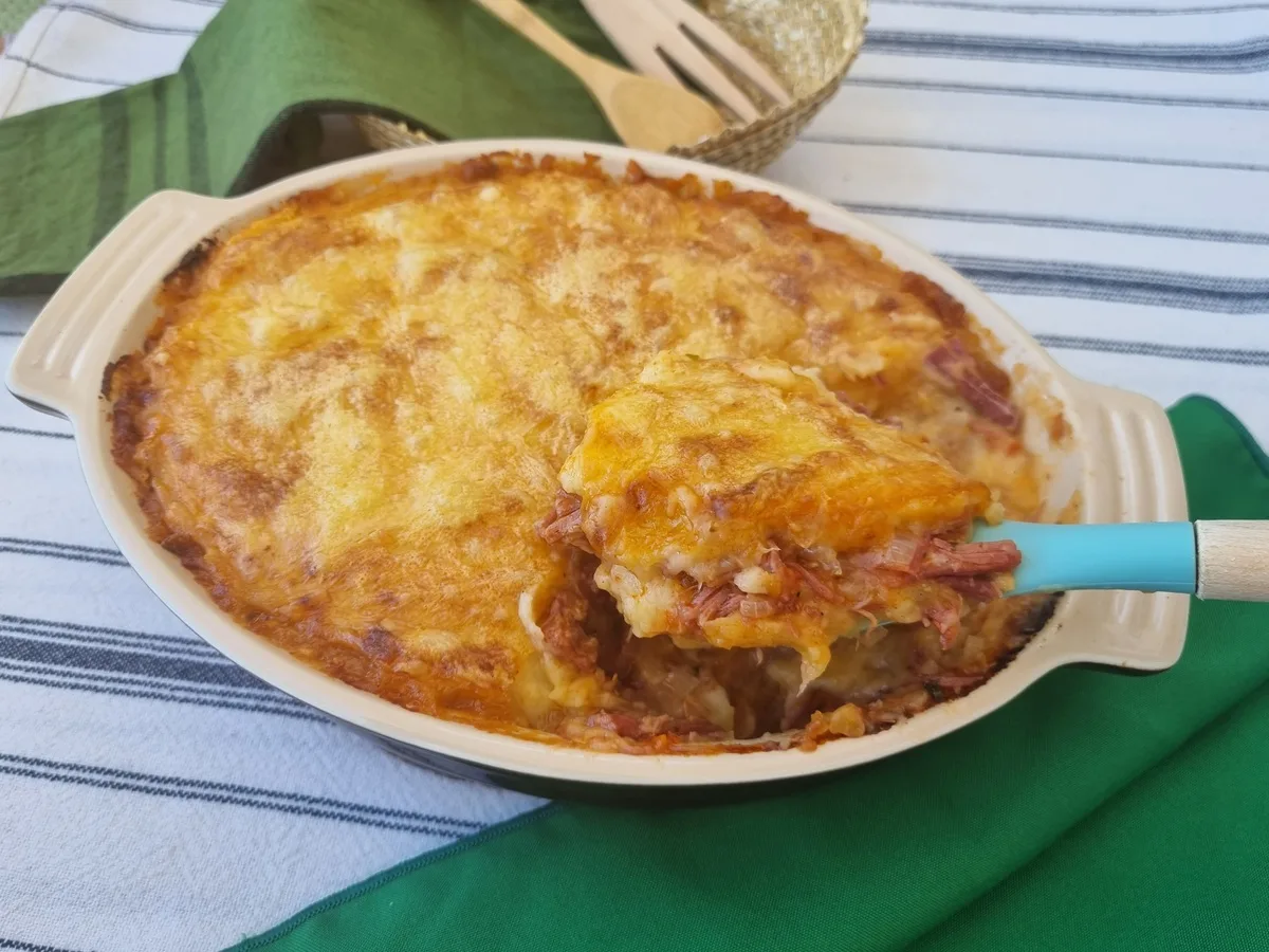 Escondidinho de carne-seca