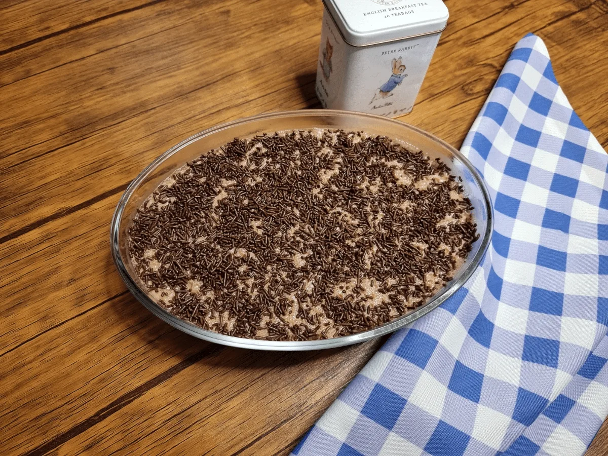 Flan de chocolate cremoso