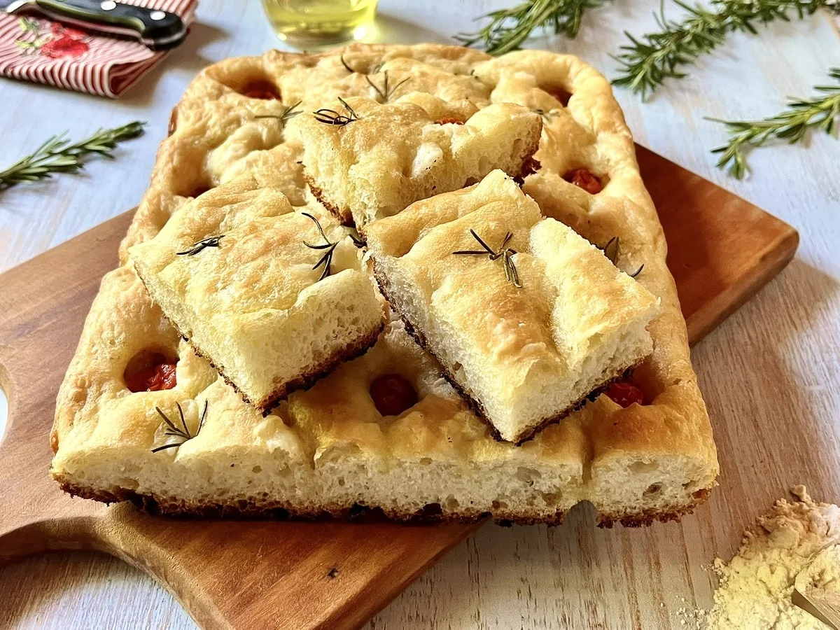 Focaccia de alecrim