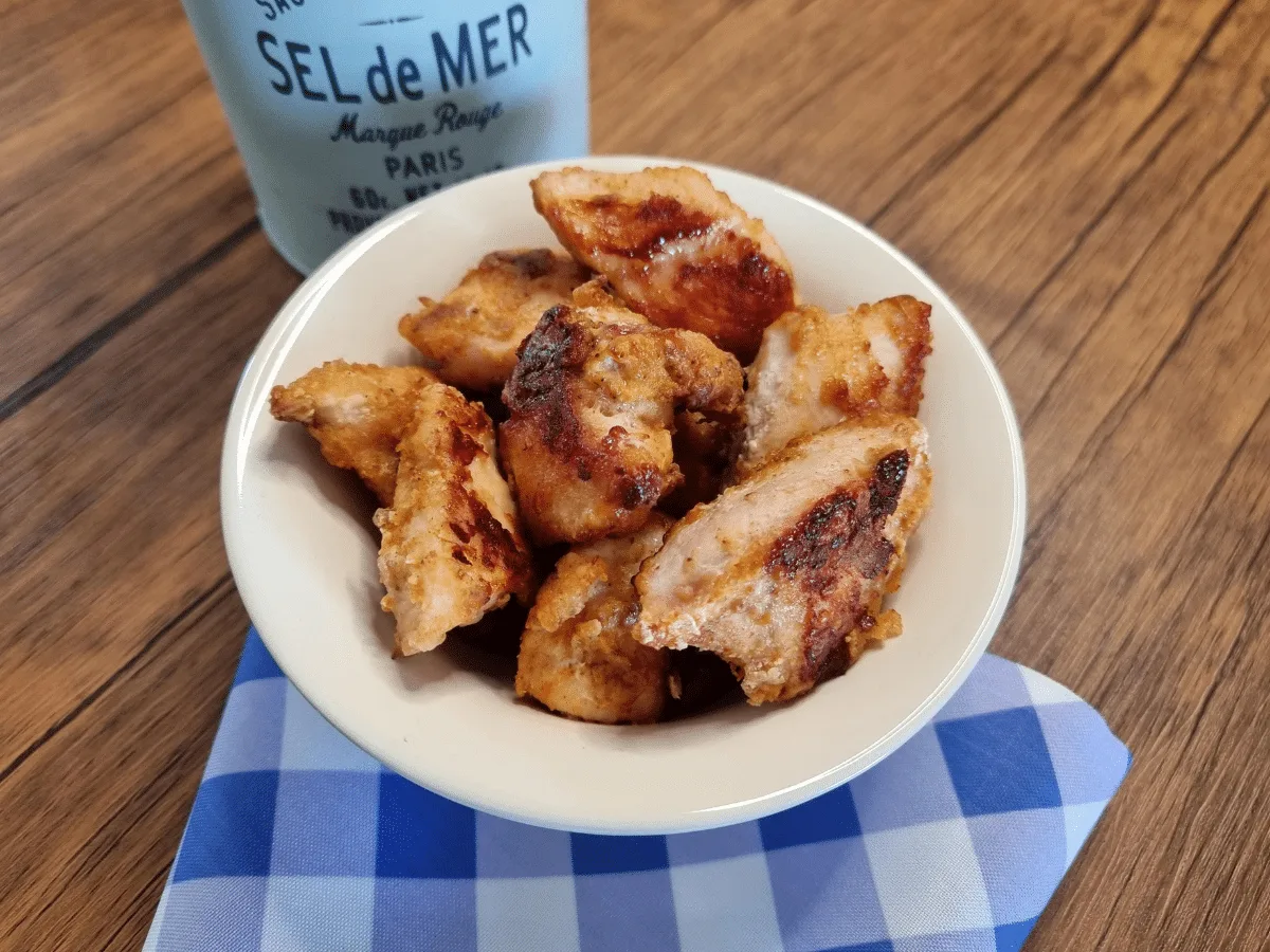 Frango a passarinho de forno