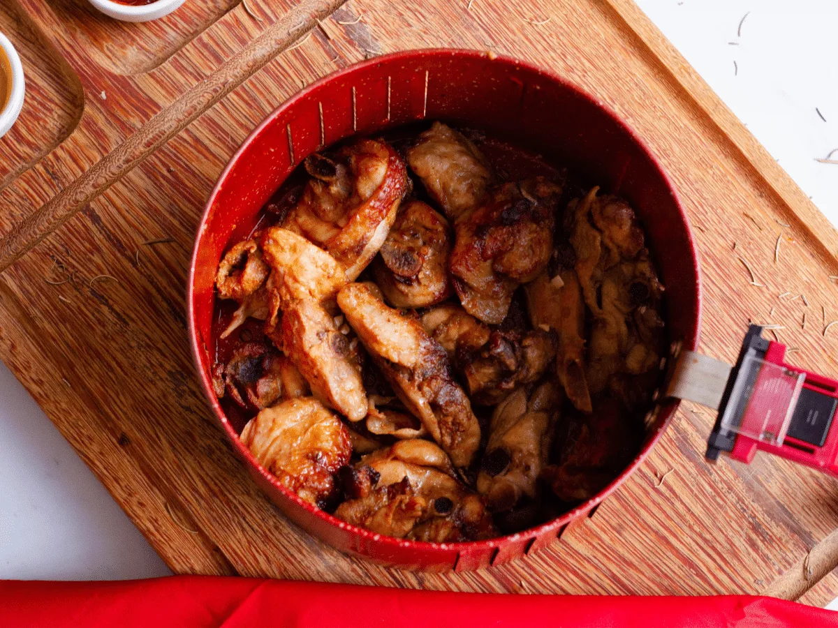 Frango a passarinho na air fryer
