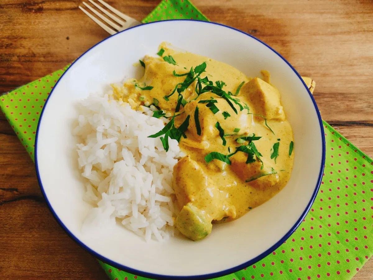 Frango ao curry simples