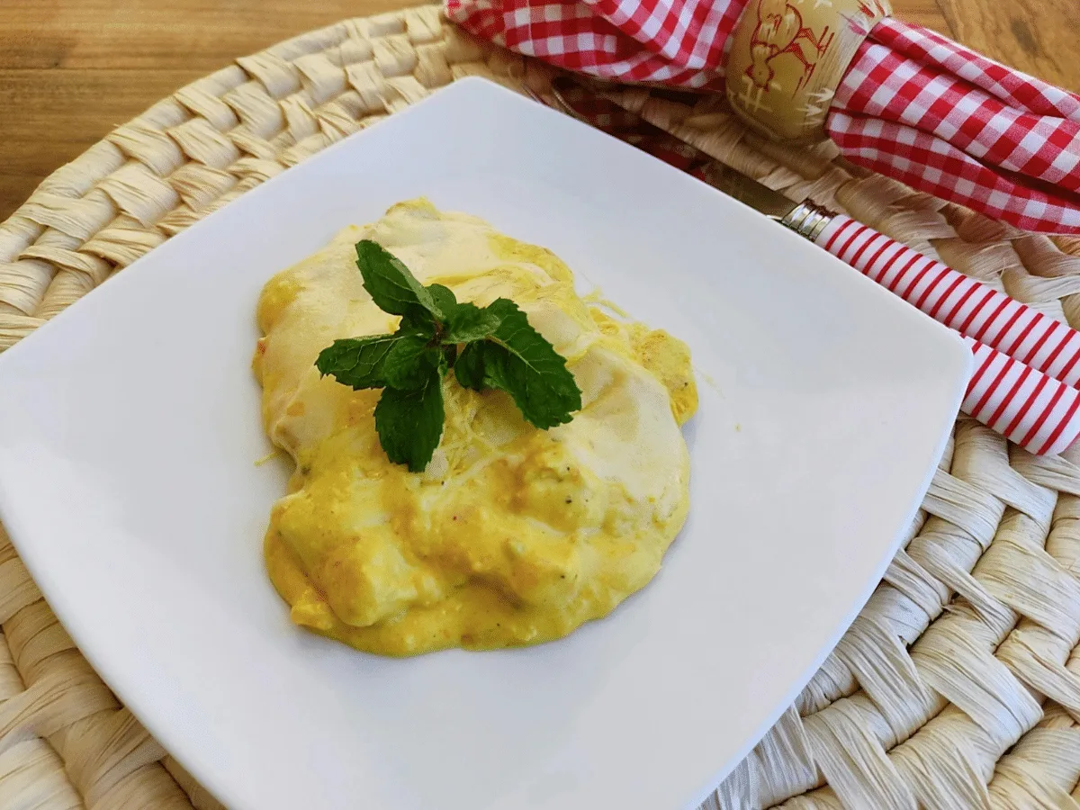 Frango com creme de milho gratinado