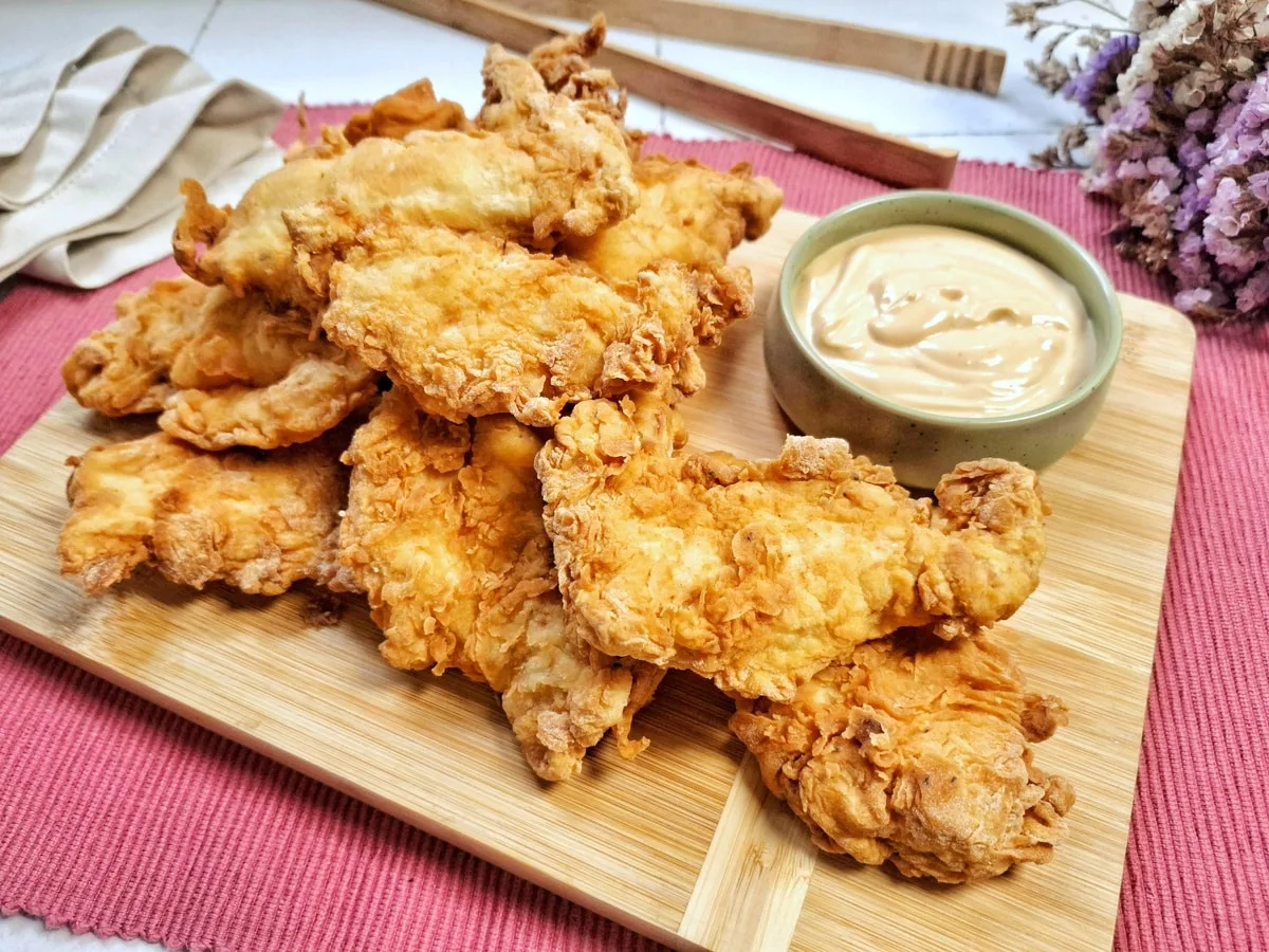 Frango empanado fácil