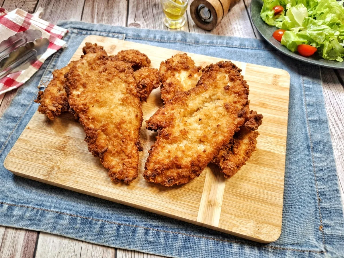 Frango empanado simples