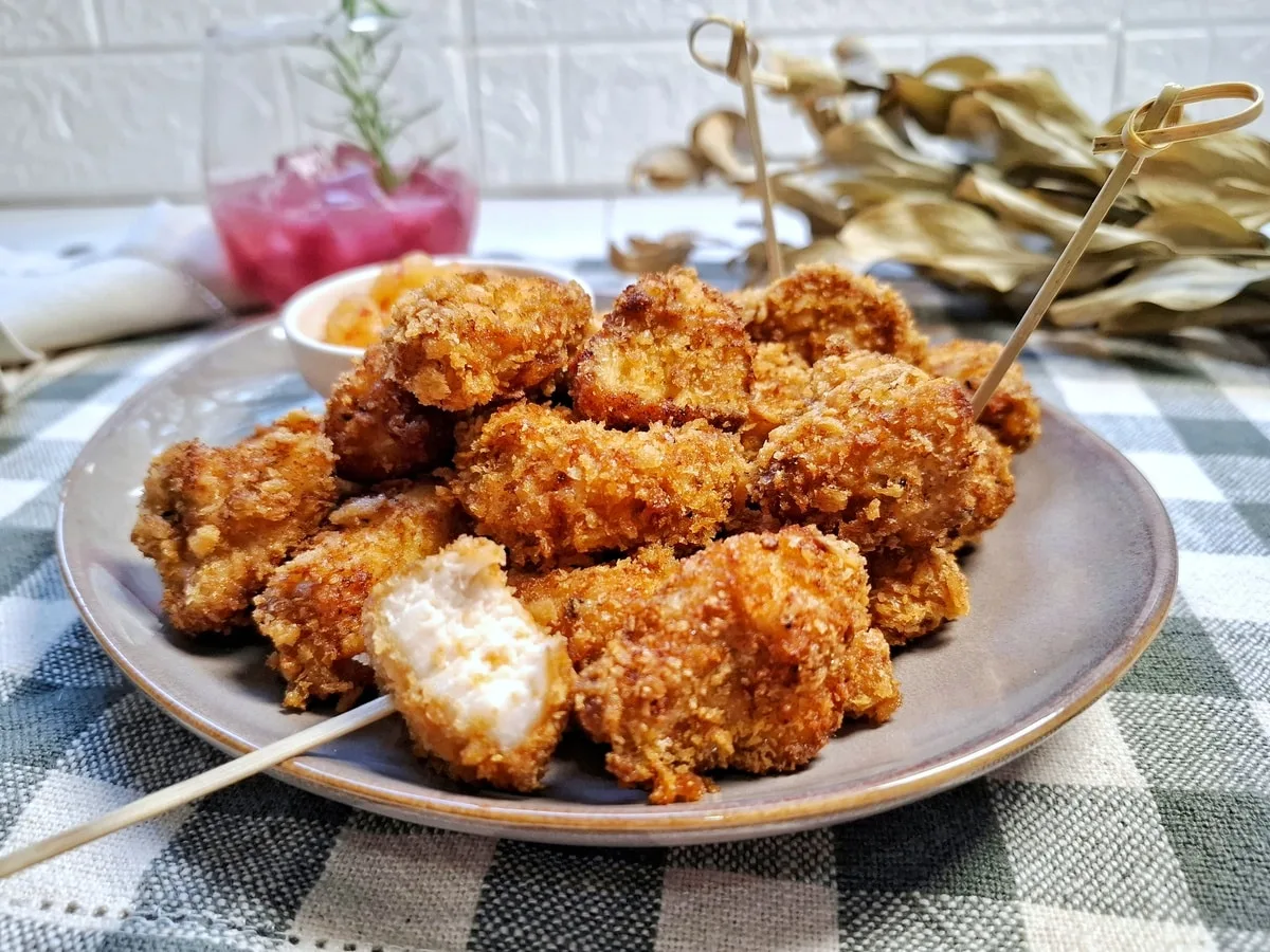 Frango frito na air fryer