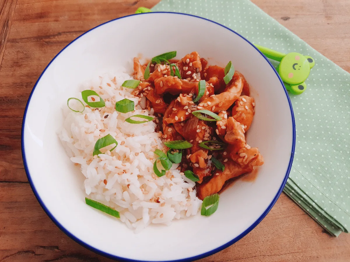 Frango teriyaki fácil