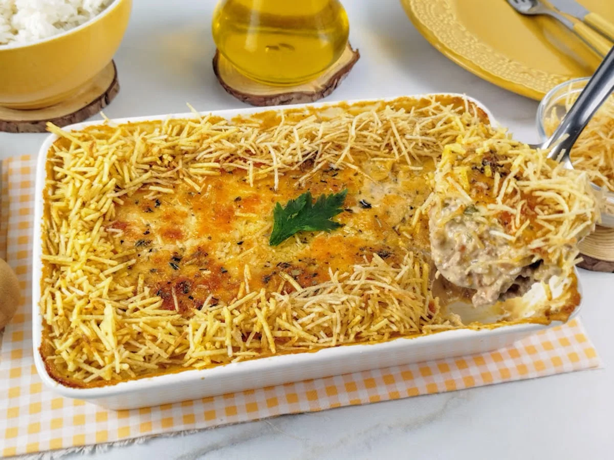 Fricassê de carne moída