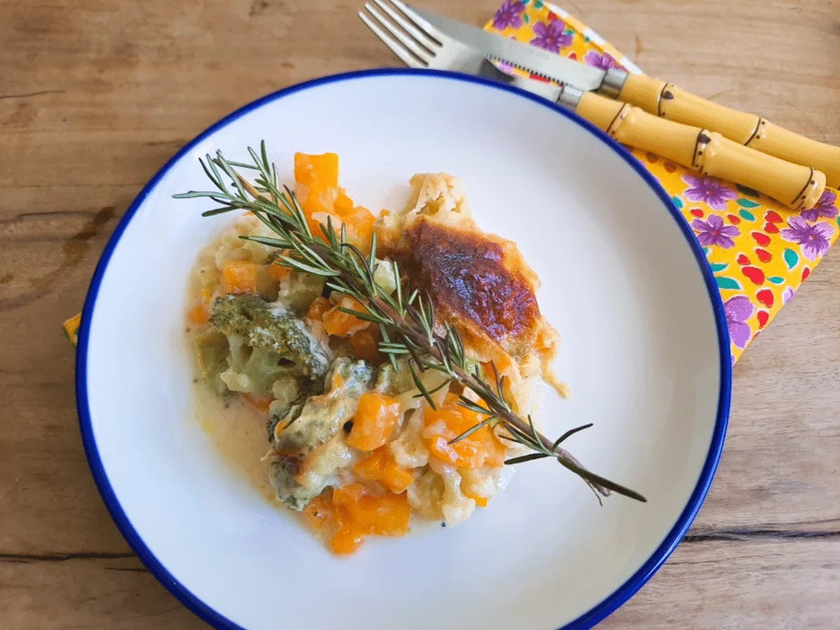 Gratinado de legumes light