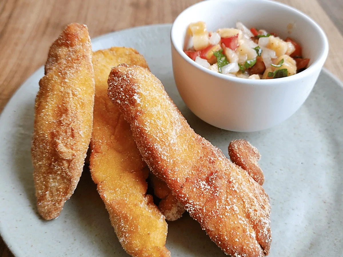 Iscas de frango crocantes