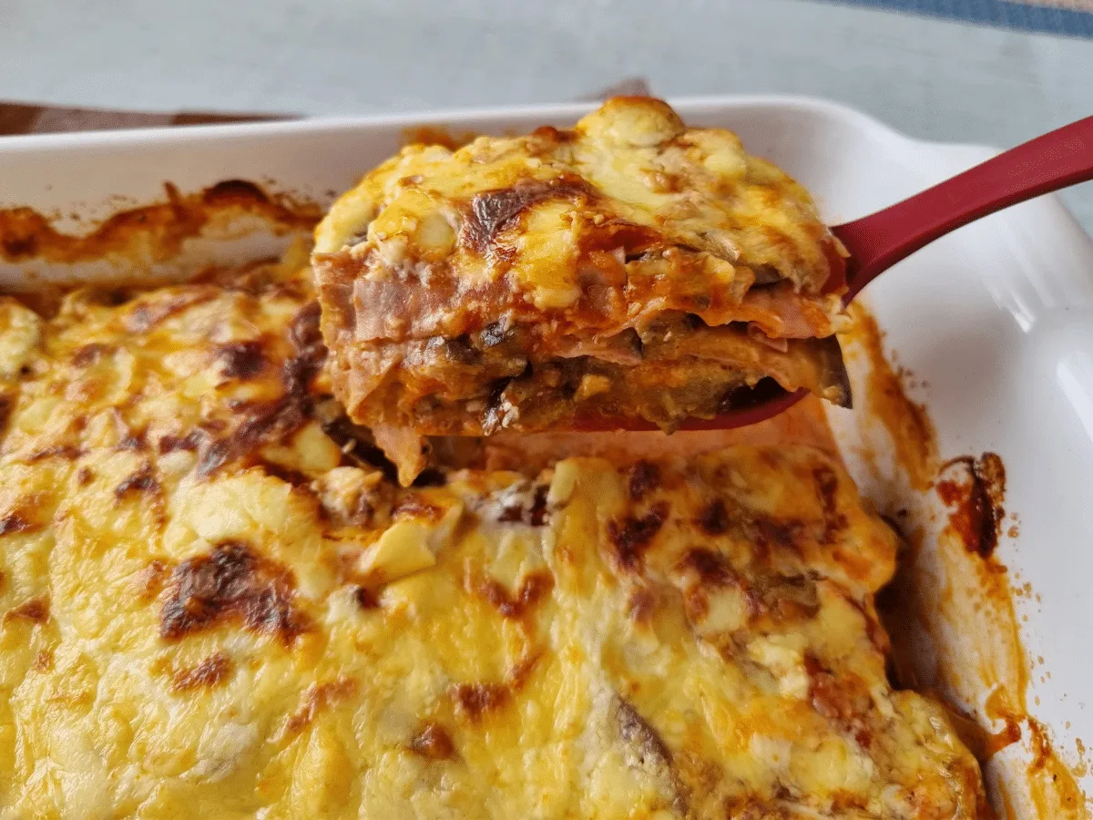 Lasanha de berinjela