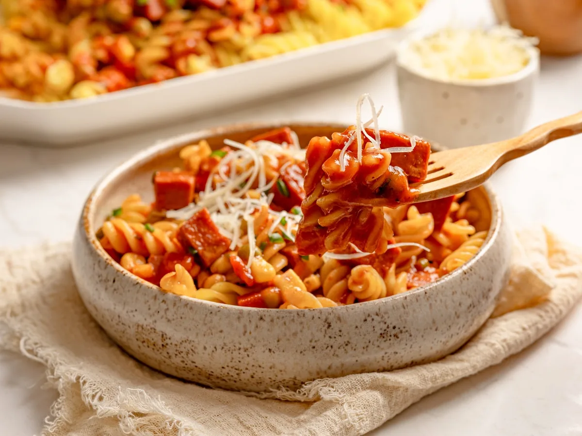 Macarrão com fiambre