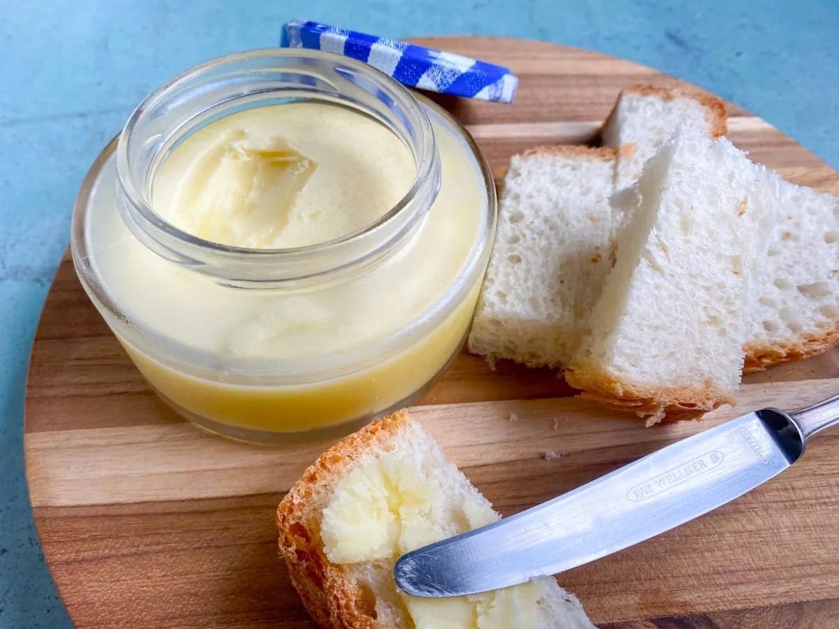 Manteiga ghee caseira