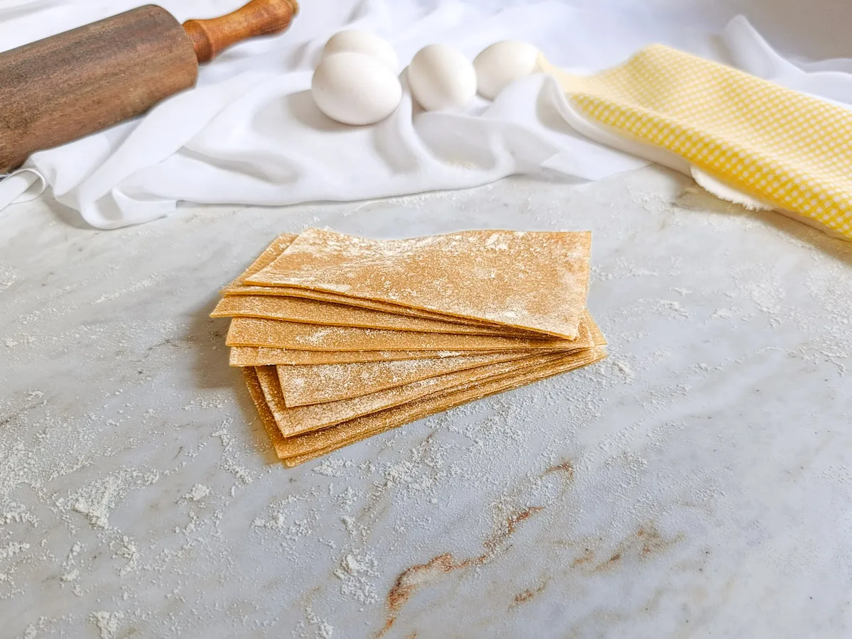 Massa caseira para lasanha