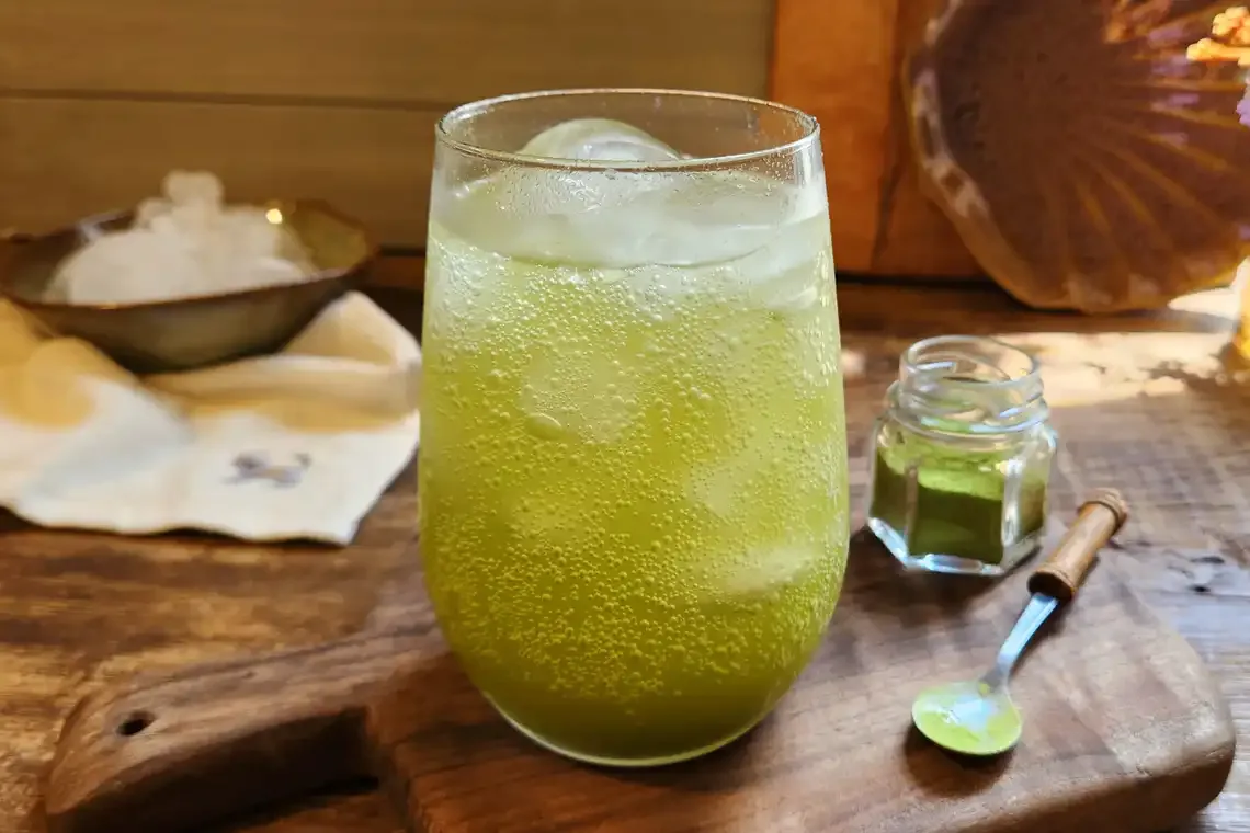Matcha soda