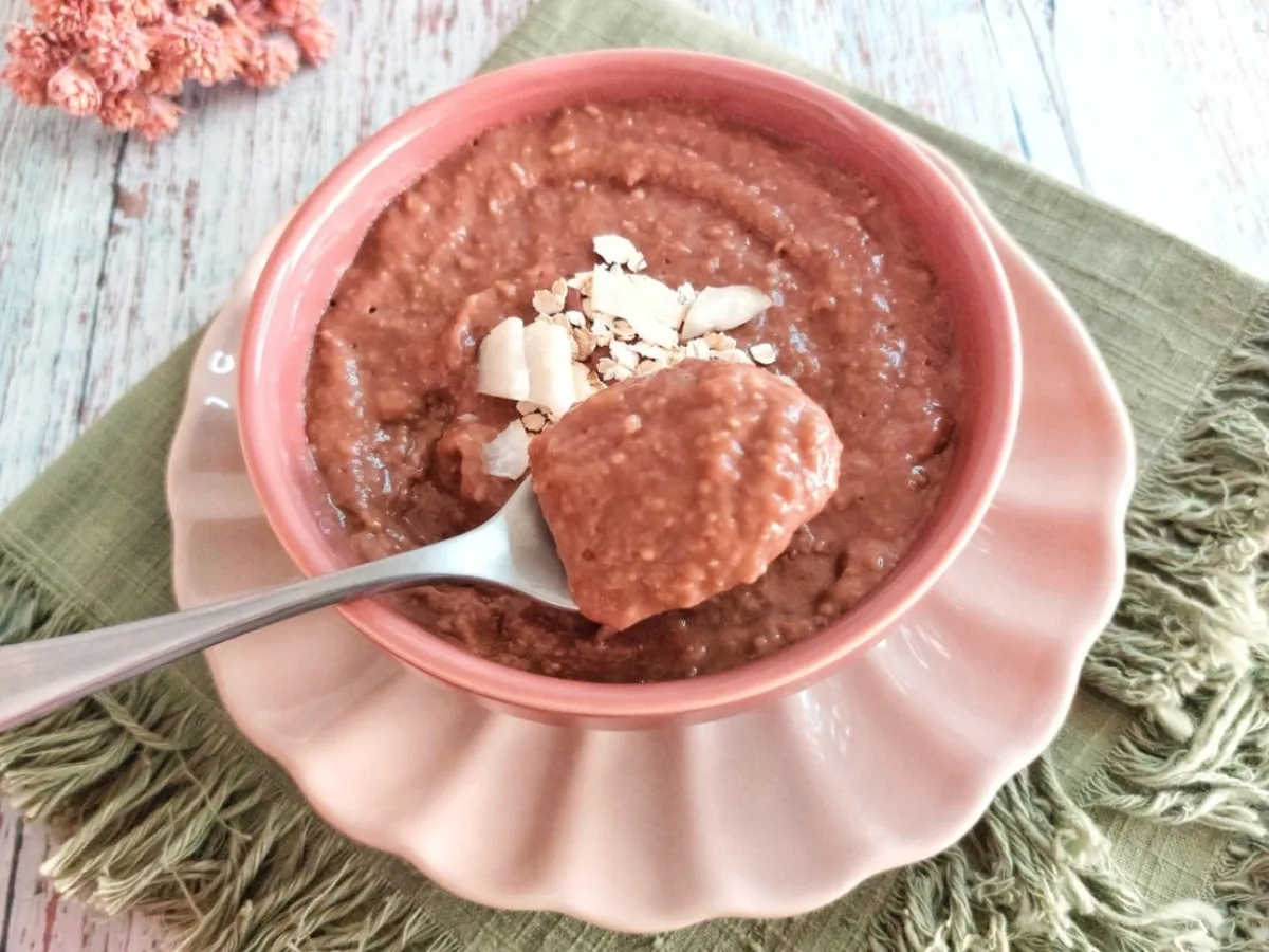 Mingau de aveia proteico