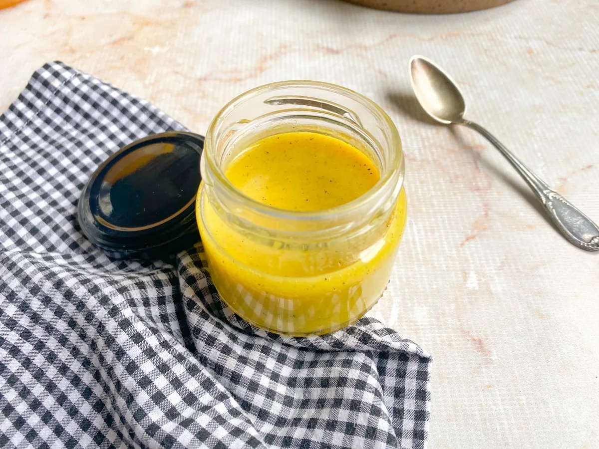 Molho de mostarda e mel para salada