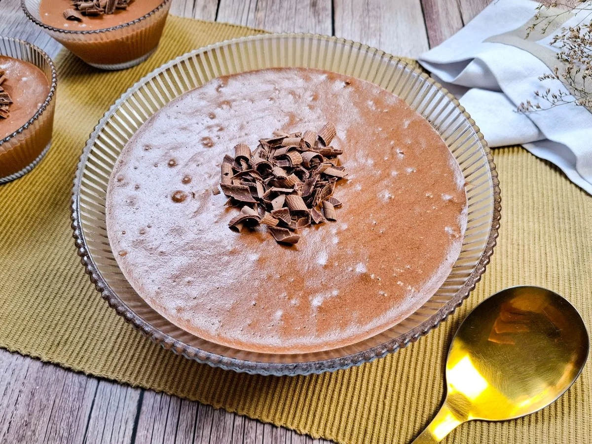 Mousse de chocolate clássica