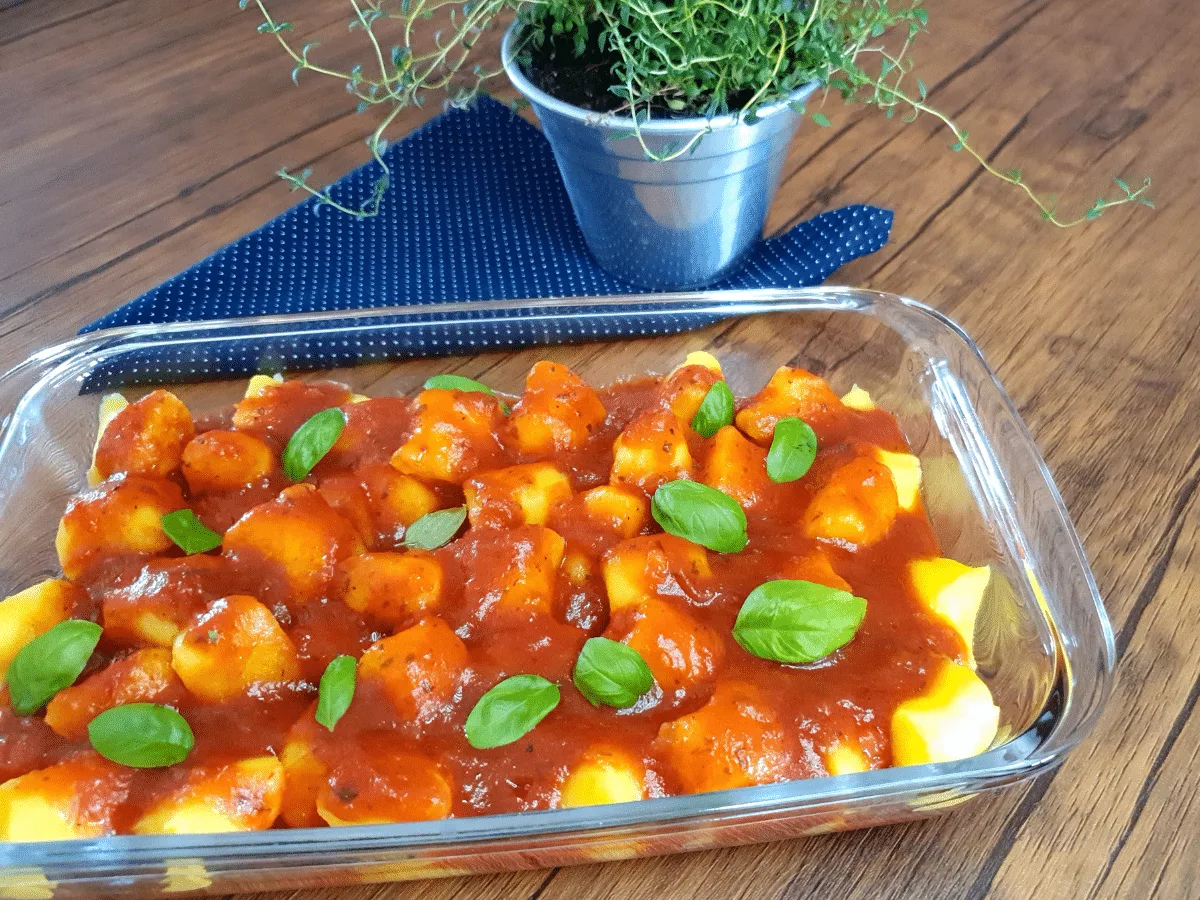 Nhoque de mandioquinha sem farinha