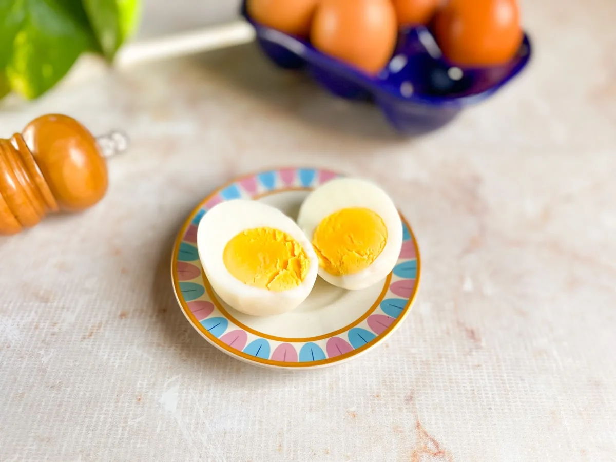 Ovo cozido na air fryer