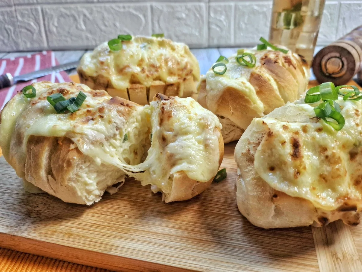 Pão de alho na air fryer