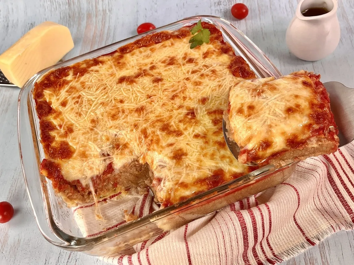 Parmegiana de carne moída simples